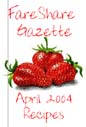 FareShare Gazette Cookbook Cover for April 2004 Recipes