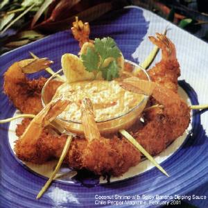 Coconut Shrimp with Spicy Banana Dipping Sauce